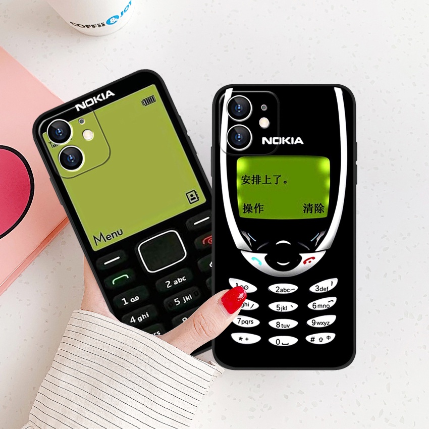 เคสโทรศัพท์มือถือแบบนิ่ม ผิวด้าน ลายโนเกียย้อนยุค สําหรับ OPPO F19 F17 F15 F11 F9 RENO 2 3 4 5 6 7 P