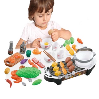 ชุดปิ้งย่างของเล่น ชุดบาร์บีคิว เด็ก BBQ Grill Toy Set