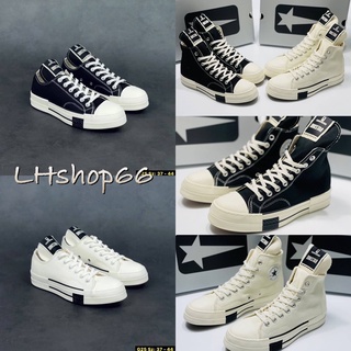 🏃🏼รองเท้าผ้าใบ Rick Owens DRKSHDW x Converes DRKSTAR Details สินค้าพร้อมส่ง36-44