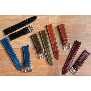 สายนาฬิกา สายหนัง Shell Cordovan Straps 18,19,20,21,22, 23mm