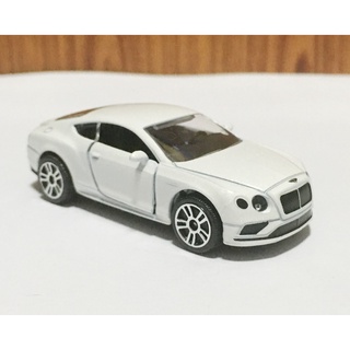 Majorette Bentley Continental GT V8 S - White Color /Wheels D5S /scale 1/64 (3 inches) no package