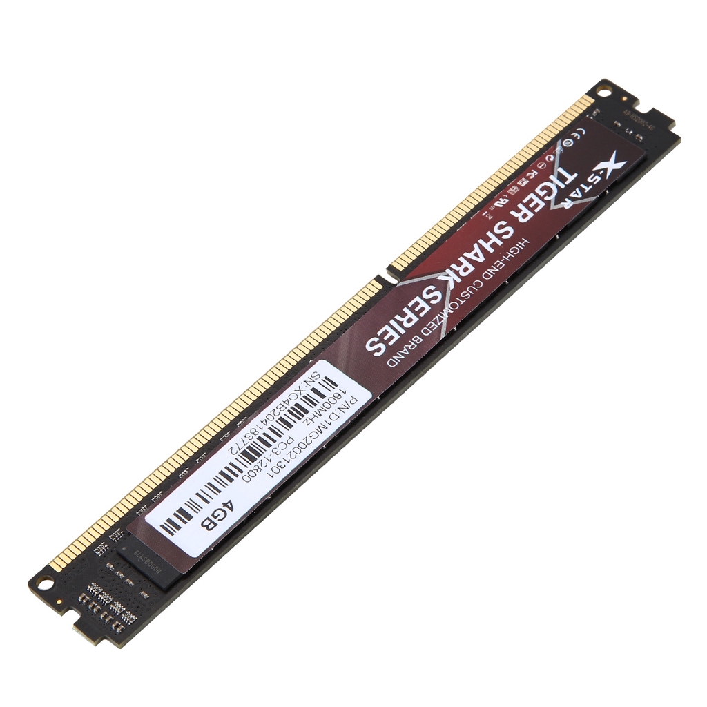 เมมโมรี่การ์ด x - star pc ram ddr 3 4 gb 1600 mhz สําหรับคอมพิวเตอร์ ...