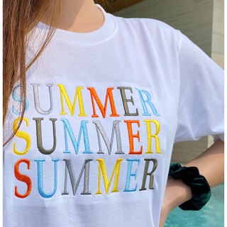 [กรอกโค้ด JULY77 รับส่วนลด 40%] Summer summer summer t-shirt