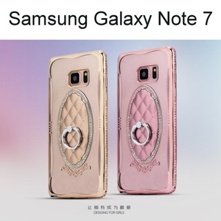 เคส Galaxy Note FE TPU ขอบฝังเพชร แหวน ตั้งได้