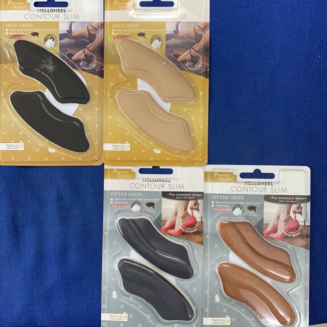 แผ่นกันรองเท้ากัด Hello heel รุ่นคอนทัวร์ สลิม ฮีล กรีฟส์(มนนุ่มพิเศษ) / รุ่นคอนทัวร์ สลิม ฟิตเตอร์ 