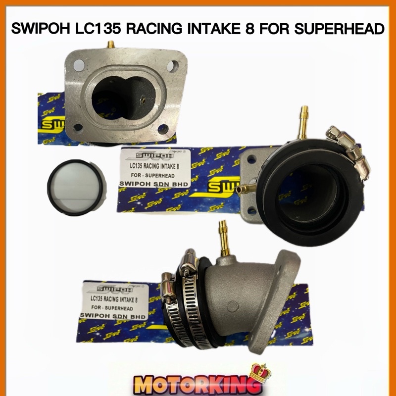 SWIPOH LC135 RACING INTAKE 8 สําหรับ SUPERHEAD