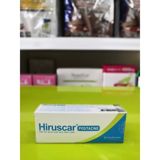 Hiruscar Post Acne 5 g เจลลดรอยสิว รอยหลุมสิวดูตื้นขึ้น รอยดำ รอยแดงค่อยๆจางลง