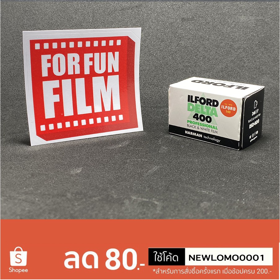 ฟิล์มถ่ายรูป ฟิล์ม35มม ฟิล์ม ilford delta 400  [พร้อมส่งรับสินค้าภายใน3วัน] ฟิล์มขาวดำ