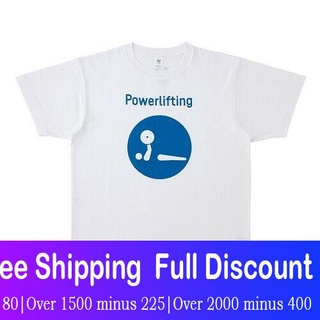 โตเกียวโอลิมปิก เสื้อยืดผู้ชายและผู้หญิง Tokyo 2021 Olympics Paralympic Sport Pictogram Powerlifting Tshirt M Size Tee T