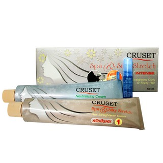 CRUSET ครูเซ็ท สปา แอนด์ ซิลกี้สเตรท ครูเซ็ท ครีมยืดผมสูตรสปา รังสรรค์กลิ่นหอมสดชื่น ยืดให้ผมตรง