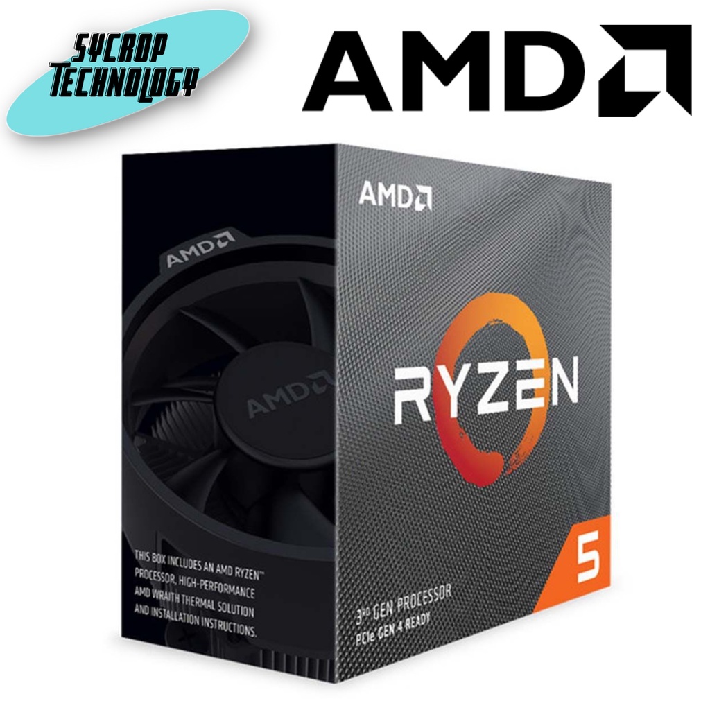 AMD CPU (ซีพียู) RYZEN 5 3600X 3.8 GHz (SOCKET AM4) ประกันศูนย์ เช็คสินค้าก่อนสั่งซื้อ