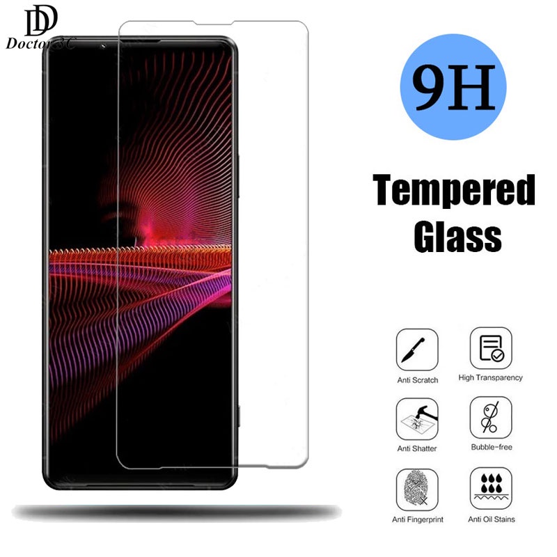 ฟิล์มกระจก ใส ใช้สำหรับ Sony Xperia 1 5 10 IV II III Pro-I XZ2 XZ1 XZ2 XZ3 XZS XZ XA1 Plus Premium C