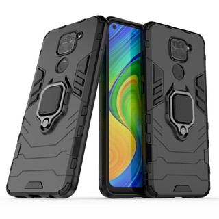 เคส Redmi Note 9 พลาสติกแบบแข็ง Armor Shockproof Phone Case Back Cover Xiaomi Redmi Note 9 Pro Note9 9Pro กรณี ฝาครอบ