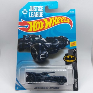 รถเหล็ก Hotwheels JUSTICE LEAGUE BATMOBILE สีน้ำเงิน (ib27)