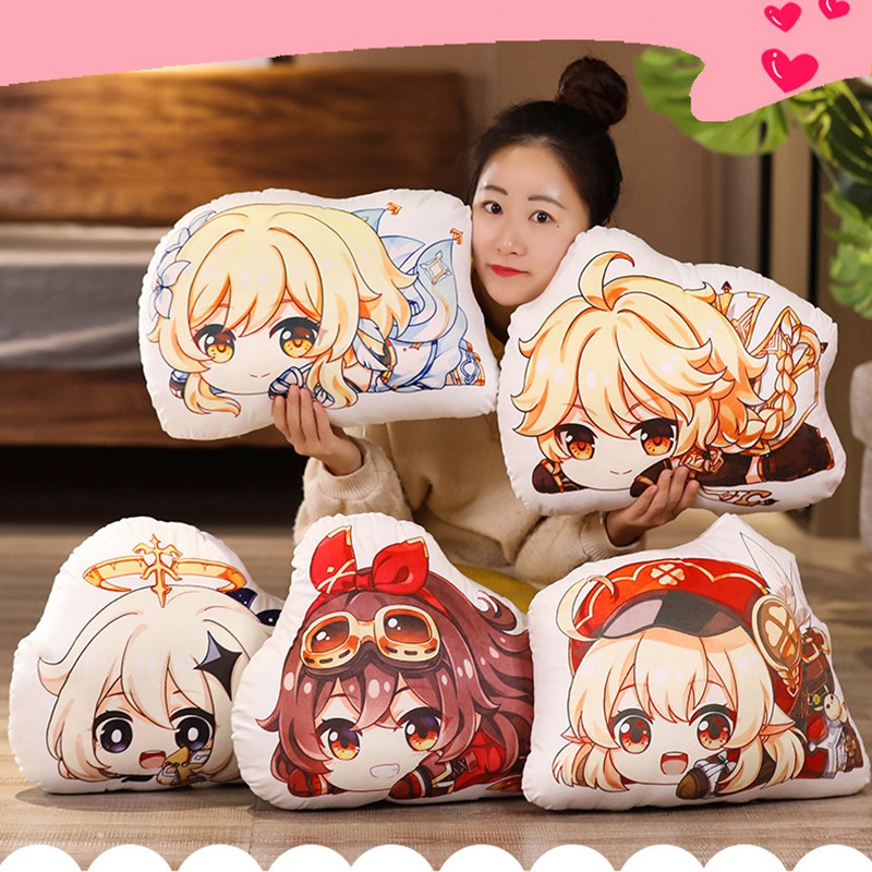 Genshin impact Home & Living Genshin Impact โยนหมอนตุ๊กตาตุ๊กตา genshin impact dakimakura เบาะเอว Pa