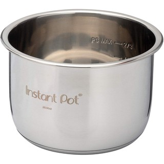 Instant Pot Stainless Steel IP Inner Pot หม้อแสตนเลสใบในสำรอง Mirror-polished surface ของแท้ UK Imported Dishwasher-Safe