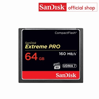 SanDisk Extreme Pro CF Card 64 GB Speed r 160MB/s w150MB/s (SDCFXPS_064G_X46)