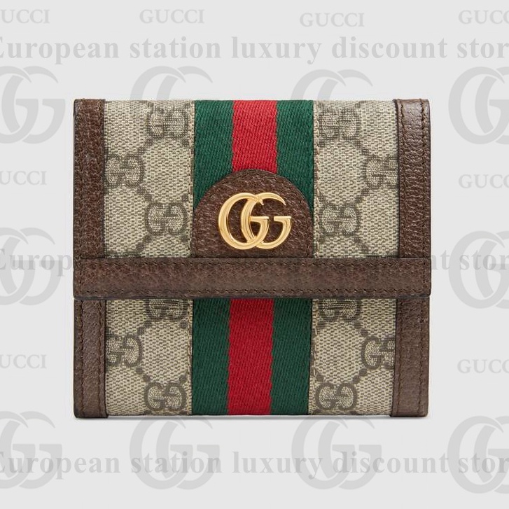 Gucci Ophidia GG French Flap Wallet - winnie_6966 - ThaiPick