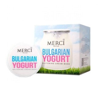 Merci Bulgarian Yogurt Whitening Cream Mask ครีมมาส์กบัลแกเรียโยเกิร์ต 30 g