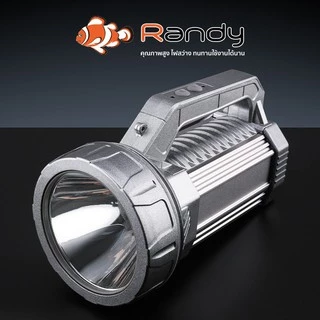 Randy ไฟฉาย แบตเตอรี่ญี่ปุ่น searchlight ส่องสว่างไกล ไฟฉุกเฉิน ปุ่มกด3ระดับ แบตอึด ไฟฉายLED ไฟฉายเดินป่า ไฟฉายแรงสูง