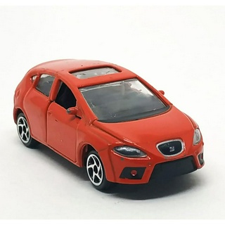 รถเหล็กมาจอเร็ต Majorette SEAT Leon Cupra สีแดง ขนาด 1/64 ยาว 8 cm มือสอง #004