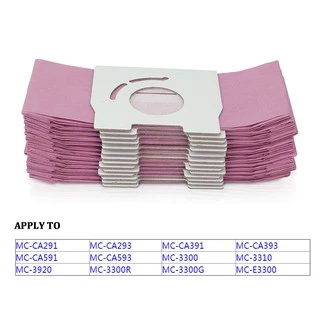 10 ชิ้น ถุงดูดฝุ่น for Panasonic TYPE C-13 ถุงเก็บฝุ่น MC-3300 MC-3310 MC-3900 MC-CG331 MC-CG381