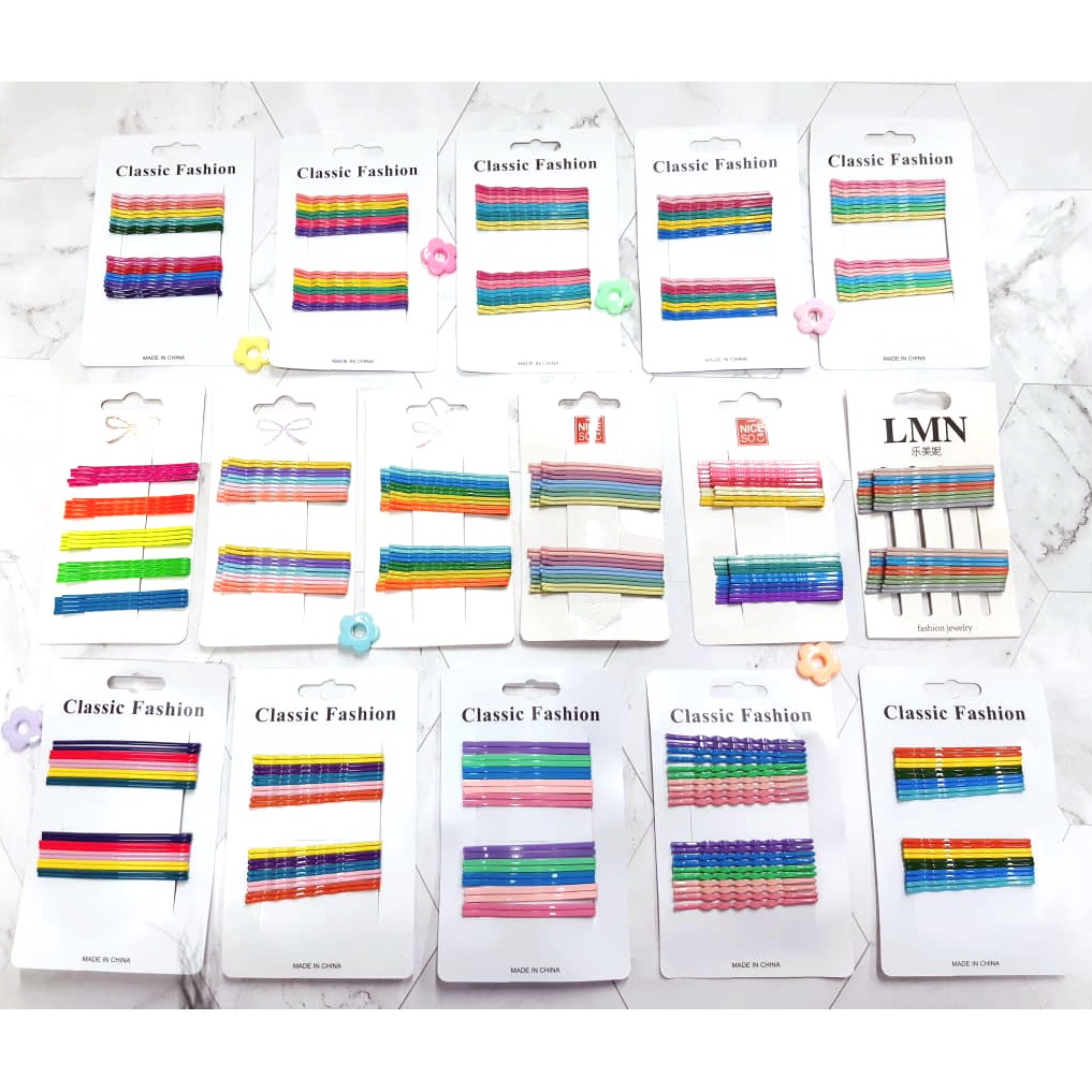 sai กิ๊บติดผม กิ๊บเสียบผม หลากสี สดใส น่ารัก (สินค้าพร้อมส่งทุกชิ้น)