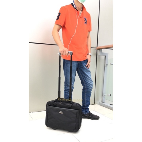 กระเป๋าใส่โน้ตบุ๊คล้อลาก ขนาด16”#กระเป๋าคอมล้อลาก#กระเป๋าเอกสารล้อลากขยายได้