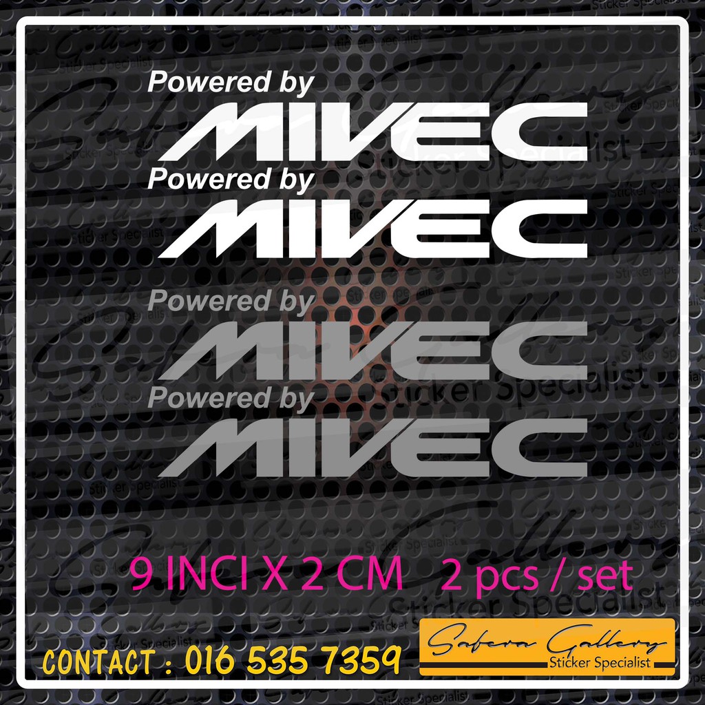 สติ๊กเกอร์ mivec power 2 kyping 1 harga