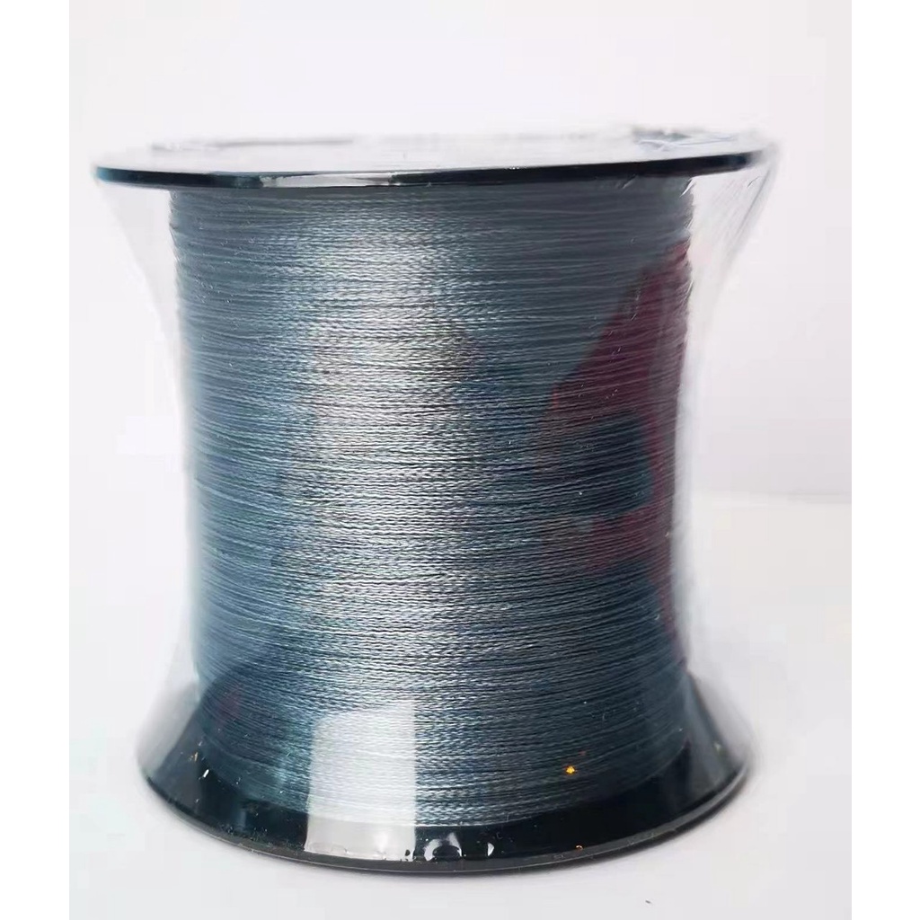 1-2วัน(ขอโทษอย่างแรง ขายแพงไม่เป็น)KNOCKOUT สาย PE น็อคเอาท์ ถัก 4 สีเทา ยาว 300 เมตร【555 Mall】