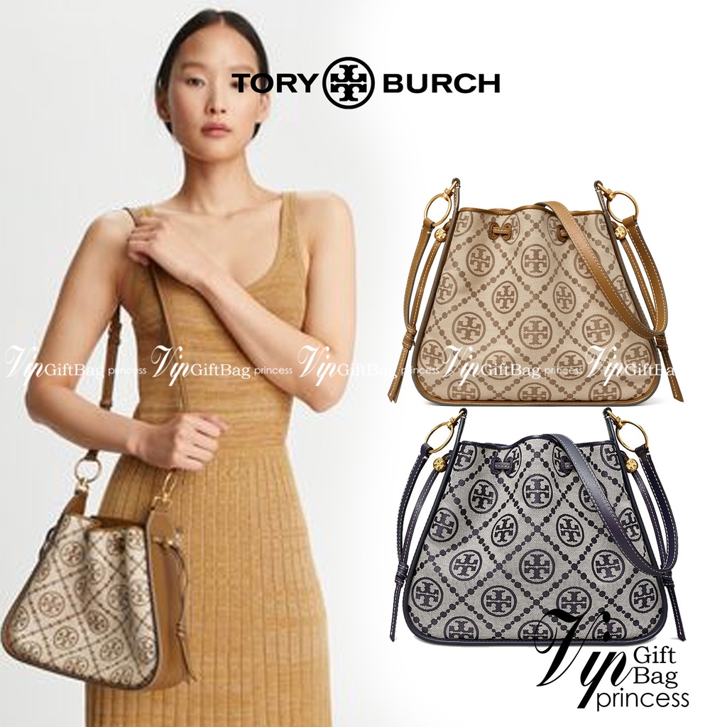 TORY BURCH T MONOGRAM JACQUARD BELL BAG คอลเลคชั่นใหม่ กับกระเป๋าลายโมโนแกรมยอดฮิต ที่มาในรูปทรงดีไซ