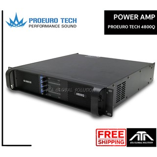 ** รุ่นใหม่ มีหน้าจอ แสดงสถานะ ** PROEURO TECH 4800Q เพาเวอร์แอมป์ PROEUROTECH 4800Q พาวเวอร์แอมป์ โปรยูโรเทค 4800Q