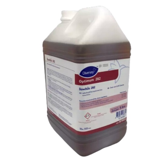Diversey OPTIMUM 282 Oven & Grill Cleaner ออพติมั่ม 282 น้ำยาล้างคราบไหม้บนเตาอบ ทอด ปิ้งย่าง แกลลอน5ลิตร