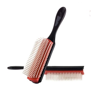  Black nine row comb Brush Denman hairstyle cushion row 9 7 D3 nylon bristle classic drying row