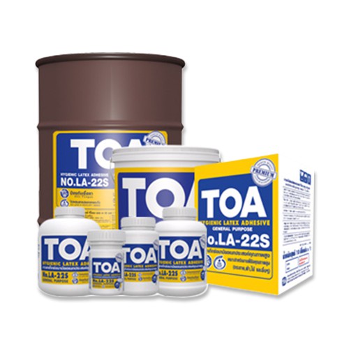 ซื้อ TOA กาวลาเท็กซ์ ทีโอเอ LA-22S ขนาด  8, 16 และ 32 oz.