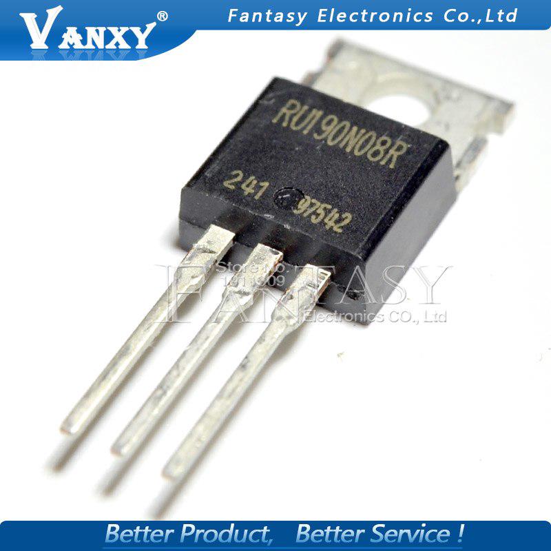 10PCS RU190N08R TO-220 RU190N08 TO220 190N08 80V 190A FET new original