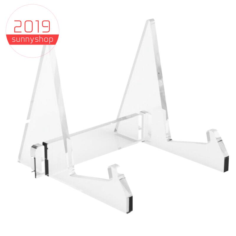 Vinyl Record Storage Holder Acrylic Record Display Stand Portable Book Display Stand