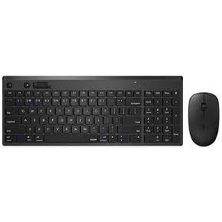 KEYBOARD &amp; MOUSE WIRELESS (คีย์บอร์ดและเม้าส์ไร้สาย) RAPOO KB-8050T-BK [TH/ENG] - BLACK