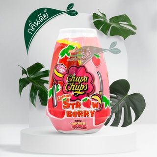 ChupaChups เจลหอมปรับอากาศ กลิ่นผลไม้ กลิ่น CREAMY STRAWBERRY --- สินค้าลิขสิทธิ์แท้ FreshTime X Chupa Chups