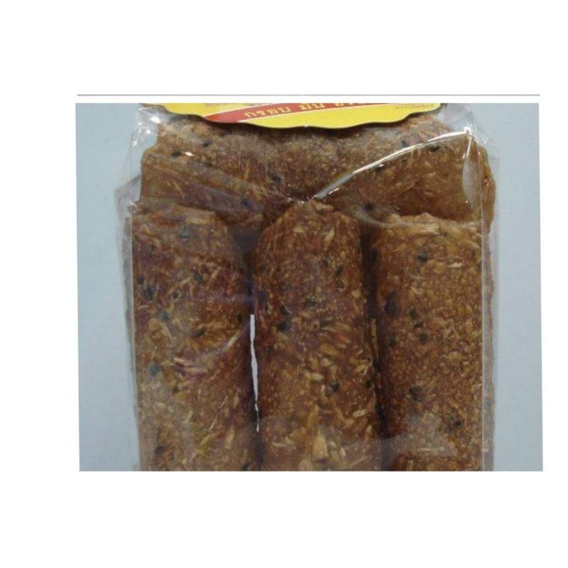 ข้าวเกรียบงาดำมะพร้าว 1ลังมี10ห่อ ราคา10ห่อ180บาท
