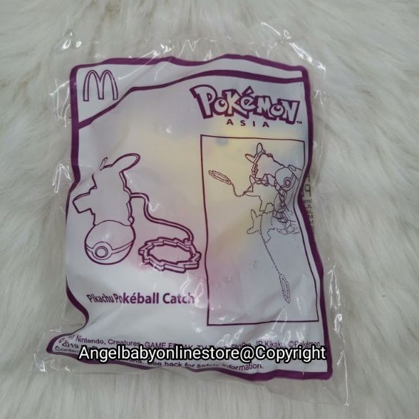 Mcdonald happy Meal Toy Collection Pokemon ~Pikachu Pokeball Catch