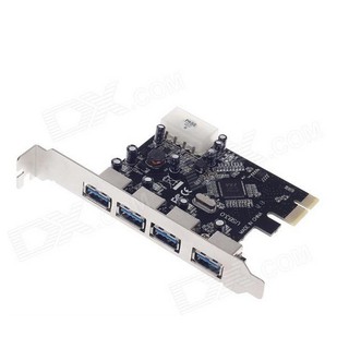 DIEWU USB 3.0 Card 4port - PCI Express PciE SuperSpeed USB 3.0