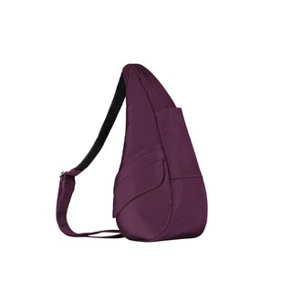 Healthy Back Bag กระเป๋าสะพาย ผ้าไมโครไฟเบอร์ สีม่วง Plum ขนาด Small กระเป๋าเพื่อสุขภาพ น้ำหนักเบา