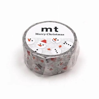 mt snowman dot (MTCMAS122) / เทปตกแต่งวาชิ ลาย snowman dot แบรนด์ mt masking tape จากประเทศญี่ปุ่น