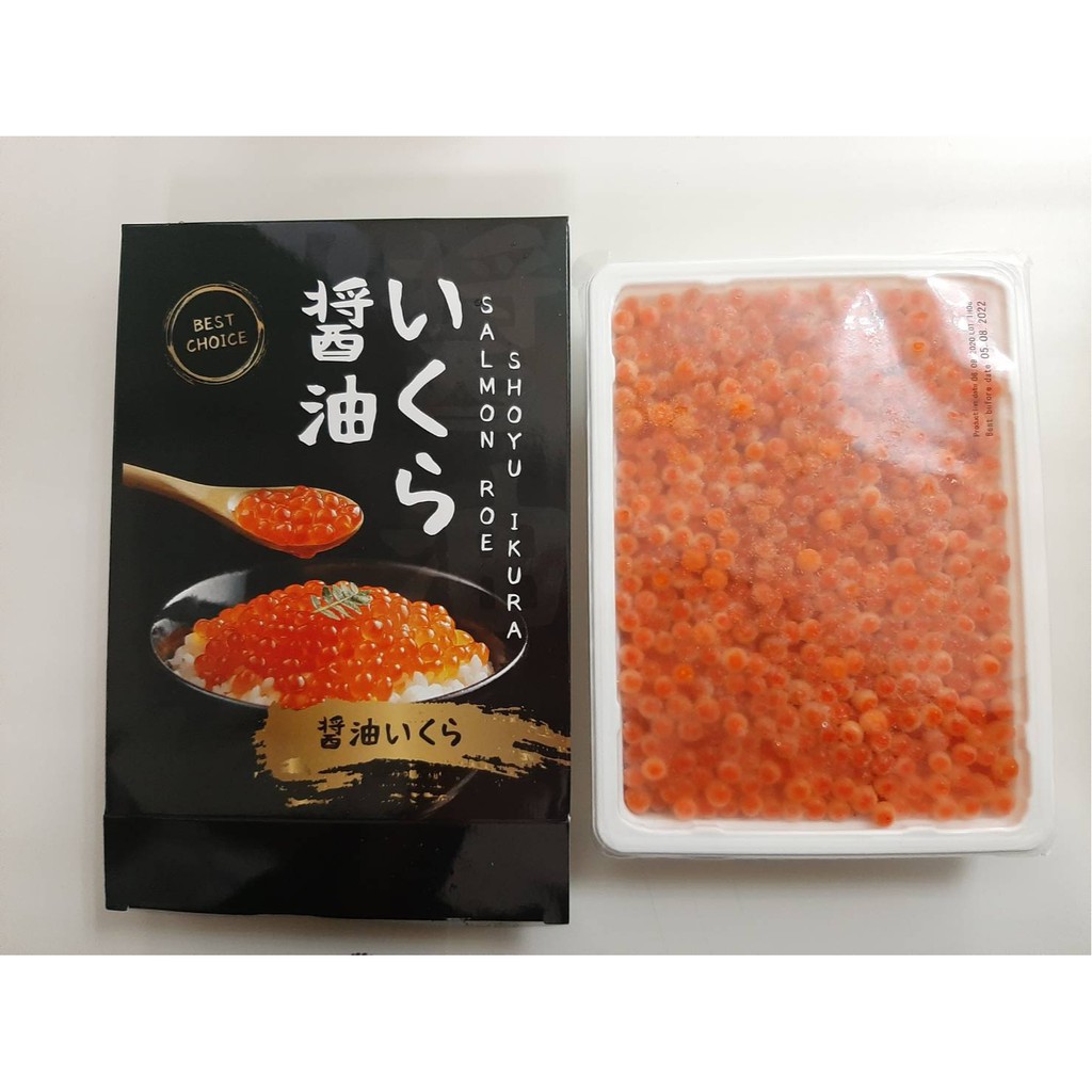ไข่ปลาแซลมอนปรุงรสซอสโชยุ (Soy Sauce Marinated Salmon Roe/Ikura Shoyu