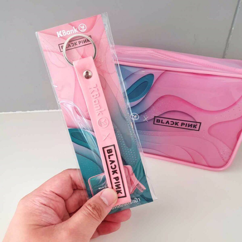Kbank black pink กระเป๋าแบล็คพิงค์ พวงกุญแจ premium blackpink Lisa