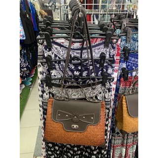กระเป๋าสาน กระเป๋าแฟชั่น กระเป๋าสะพายข้าง👜🌼ปรับสายได้
