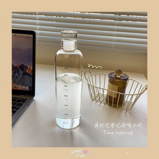 [พร้อมส่ง] 🧸 Korea Bottle ขวดน้ำ 500 ml ขวดแก้ว ขวดน้ำเกาหลี ขวดแก้วใส