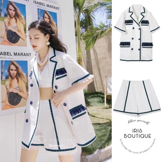 【พร้อมส่ง】「สินค้าลิขสิทธิ์แท้」Iris Boutique IB008-IP027 Cooling summer set เสื้อ+กางเกง (ต้องกดสั่งแยกกันค่ะ)