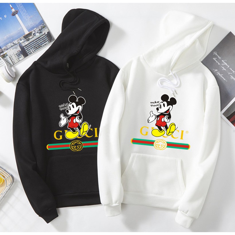 BK-03-LONG /Mickey mouse เสื้อฮู๊ดขายดีพิมพ์ลายการ์ตูนมิกกี้เมาส์กูชชี่ มี 7สีให้เลือก ไซส์ไม่เล็ก (s-xxl)